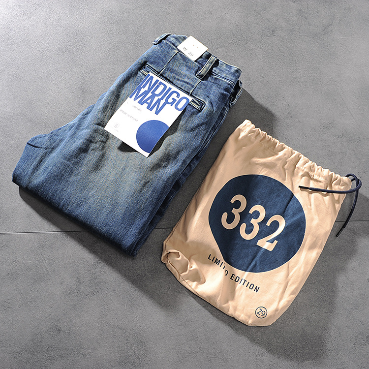 DEESMANC and CO autumn/winter new American heavy wash men's jeans young men's trousers 332 24