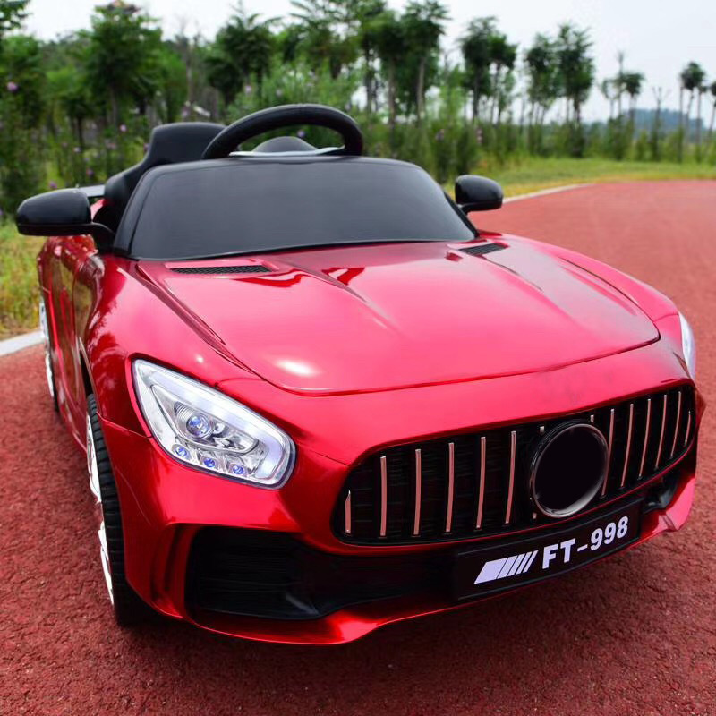 Benz children Electric vehicle The four round automobile With remote control baby swing Baby carriage Child Toy car