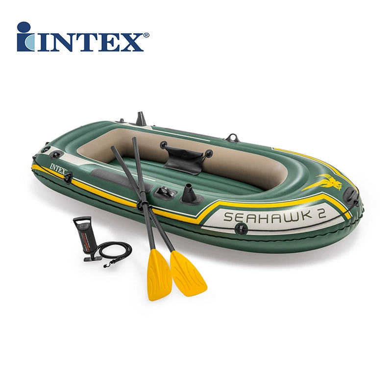 INTEX 66332 Seahawk двусторонняя надувная лодка резиновая лодка плот рыболовная лодка надувной штурмовой шлюп