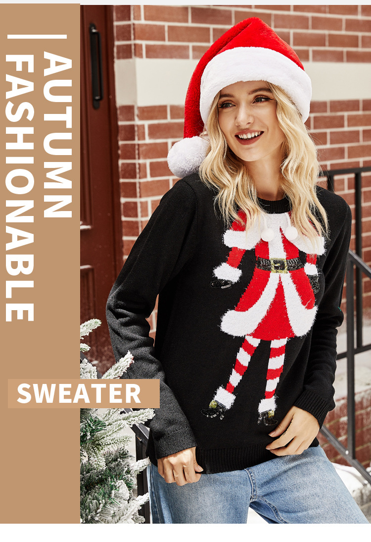 Turtleneck Christmas Sweater NSYH7122