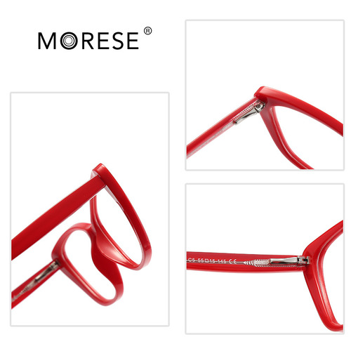 Foreign trade wholesale European and American fashion black frame anti-blue light flat mirror TR90 street photography glasses frame transparent frame for women 2004