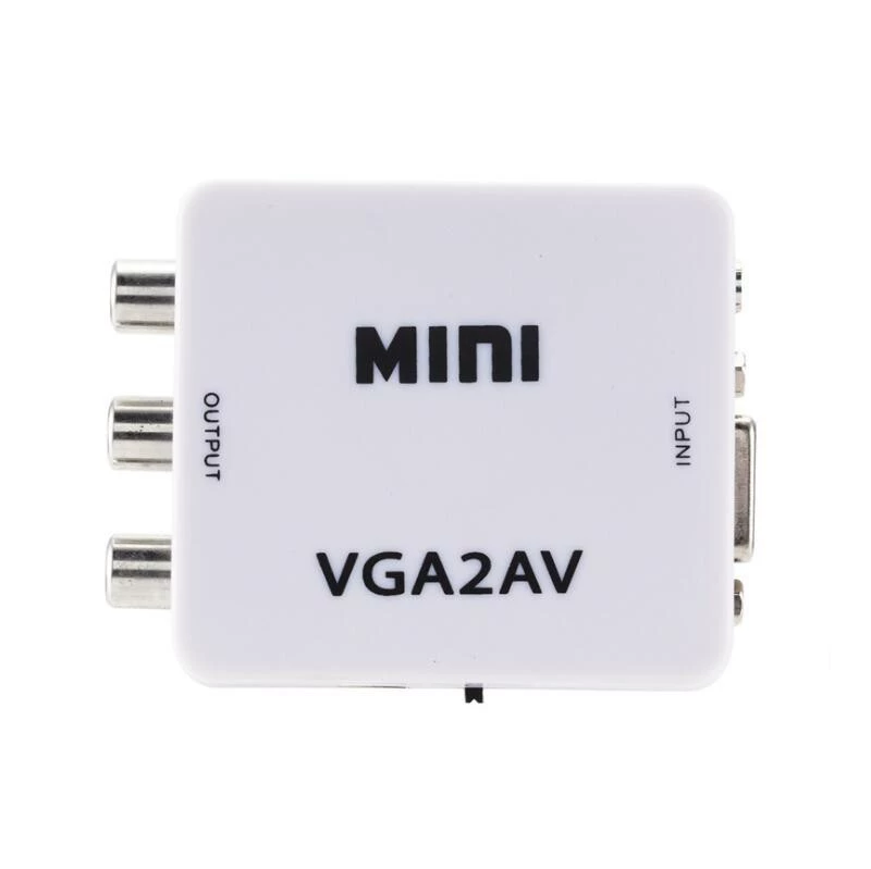 Фабричный конвертор VGA в AV для ПК, конвертер VGA2AV AVTOVGA 1080p