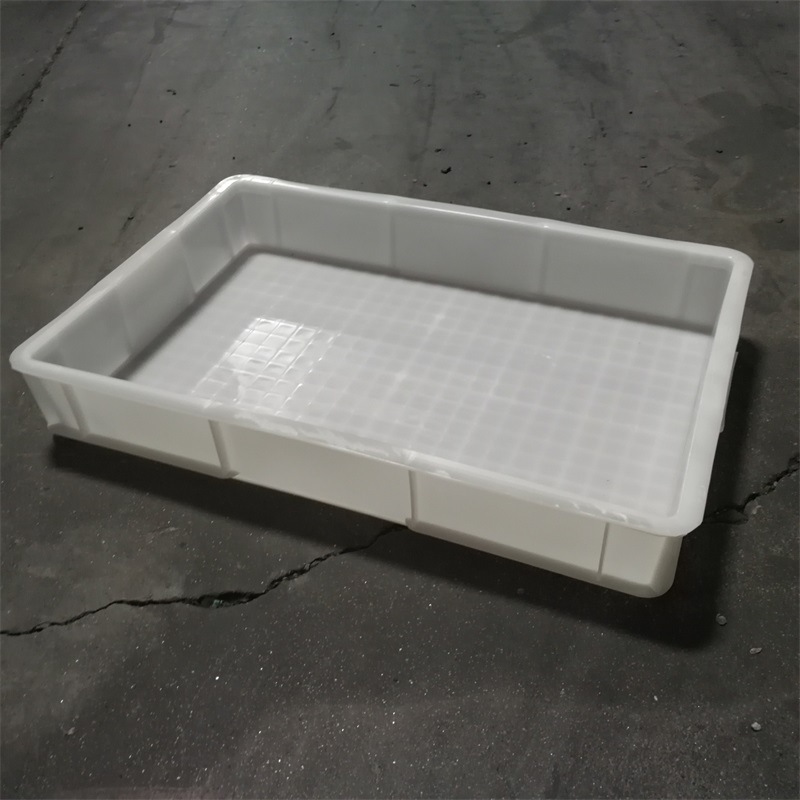 白色塑料长方形浅盘 全新料塑胶养殖盘 面包箱 厂家直发 可定制