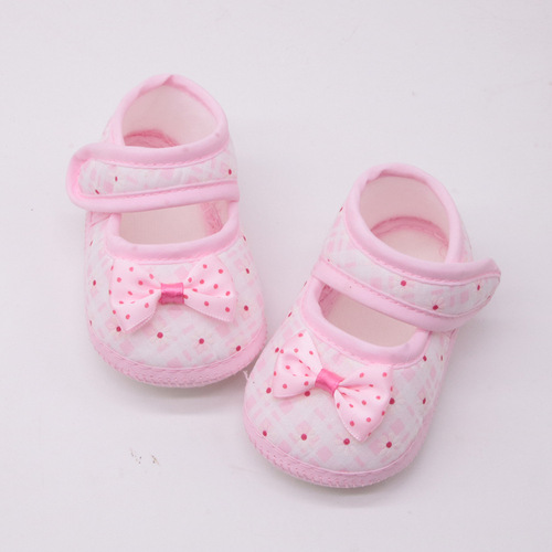 [Small Wholesale] Baby Shoes Girls Toddler Shoes Soft Sole Spring and Autumn 3-6-9-11 Months Baby Shoes Princess Shoes