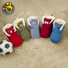 冬季寶寶鞋男加絨女0-6-9個月嬰兒軟底學步鞋