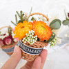 Exit -out rose daisy dried flower basket automobile car decoration Christmas group gift flower shooting props eternal flowers