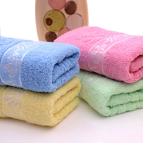 Thickened cotton daily necessities towel, sports pure cotton absorbent towel, embroidered LOGO source manufacturer wholesale