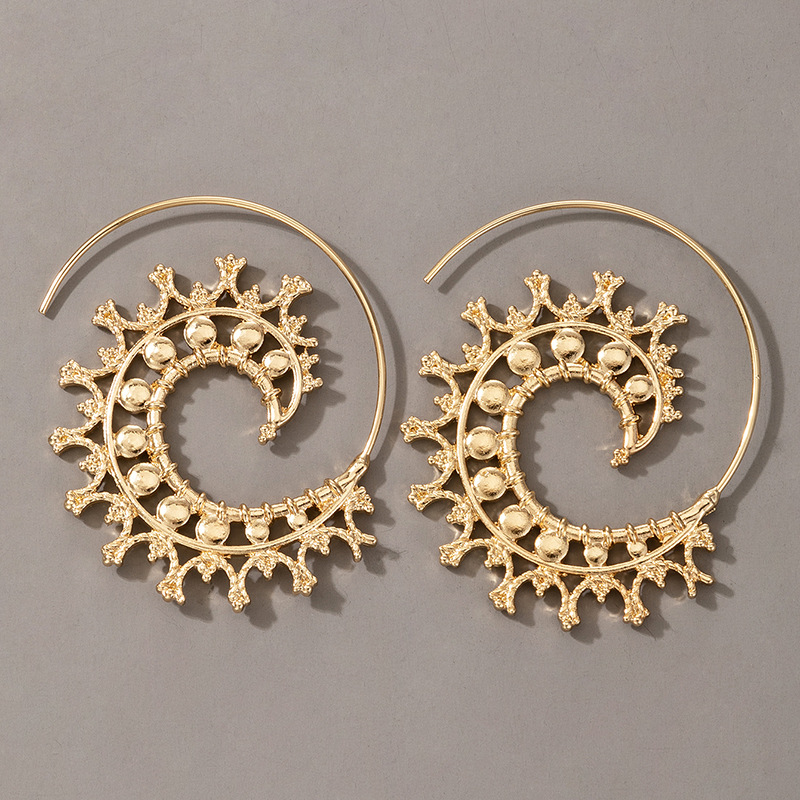 Fashion Geometric Plating Alloy Earrings display picture 5