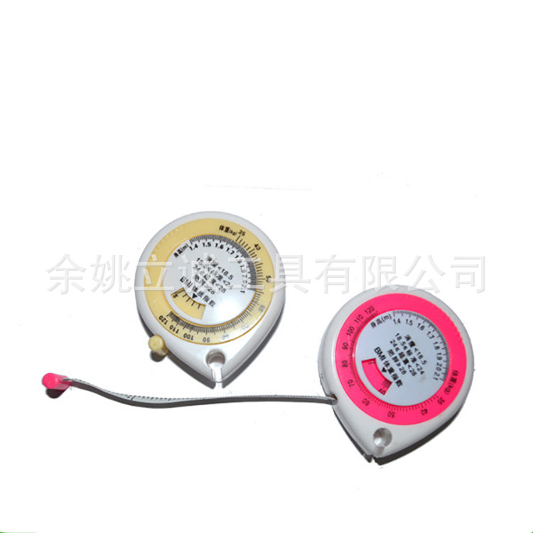 心形BMI健康尺 促销礼品尺 医药促销尺 创意小礼品尺 软皮裁缝尺