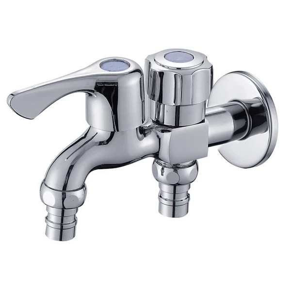 Double -use washing machine faucet