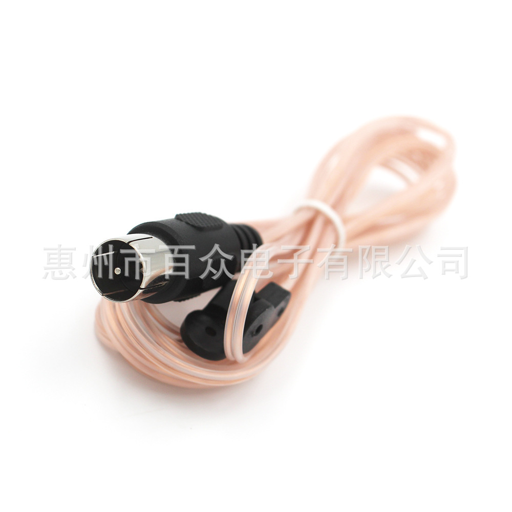 FM antenna transparent And double line radio Antenna 2 FM Male antenna Foreign selling