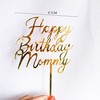 Mom and Dad's birthday cake 妈 Creative love acrylic cake decorative birthday happy birthday cake account