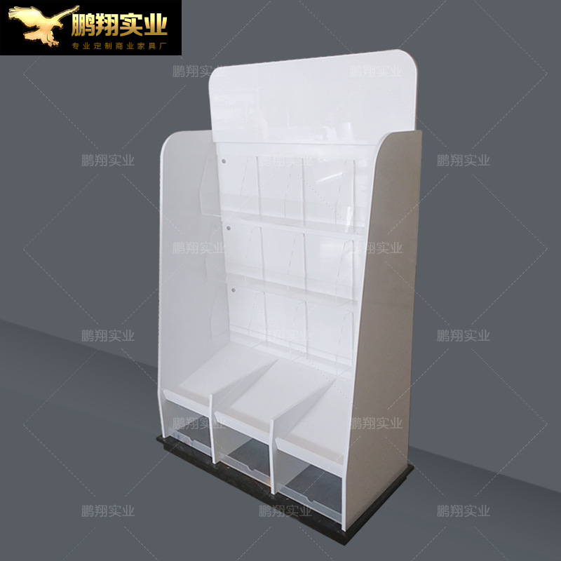 银行产品展示架 画册彩页宣传展柜 烤漆展柜定制银行柜台家具厂家