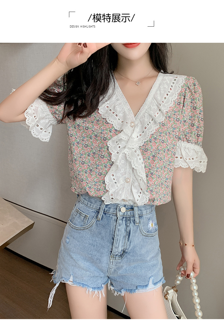 Chemisier en Mousseline de soie - Ref 3429343 Image 12