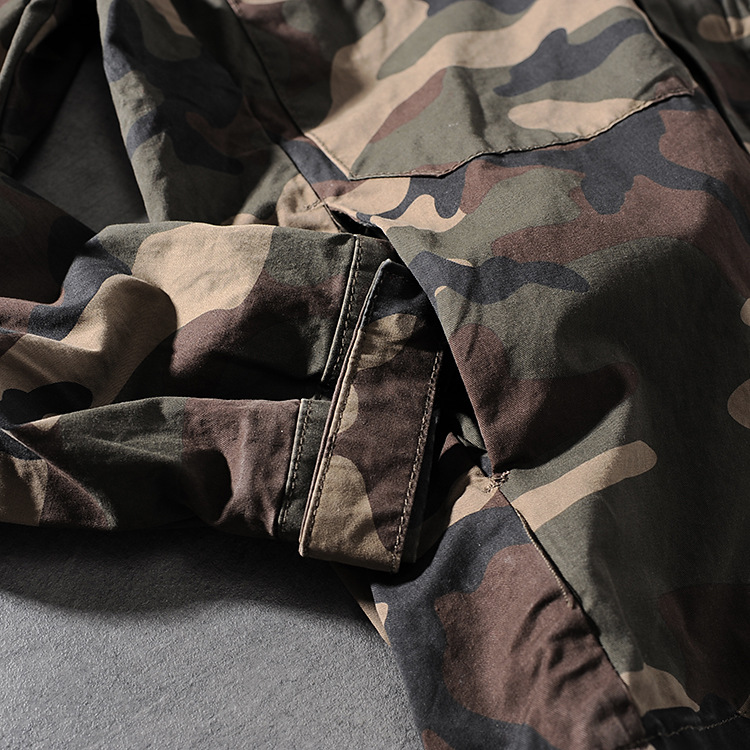 A48 autumn and winter new foreign trade original single-base solid color camouflage hooded young men's windcoat jacket jacket 0104 54 A48 autumn and winter new foreign trade original single-base solid color camouflage hooded young men's windcoat jacket jacket 0104 54