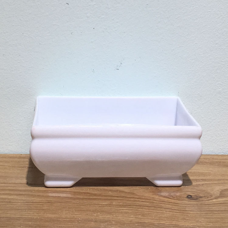 The manufacturer supplies P001 artificial flower rectangular flowerpots + foam velvet flower POTS and imitation porcelain flowerpots detail image 1