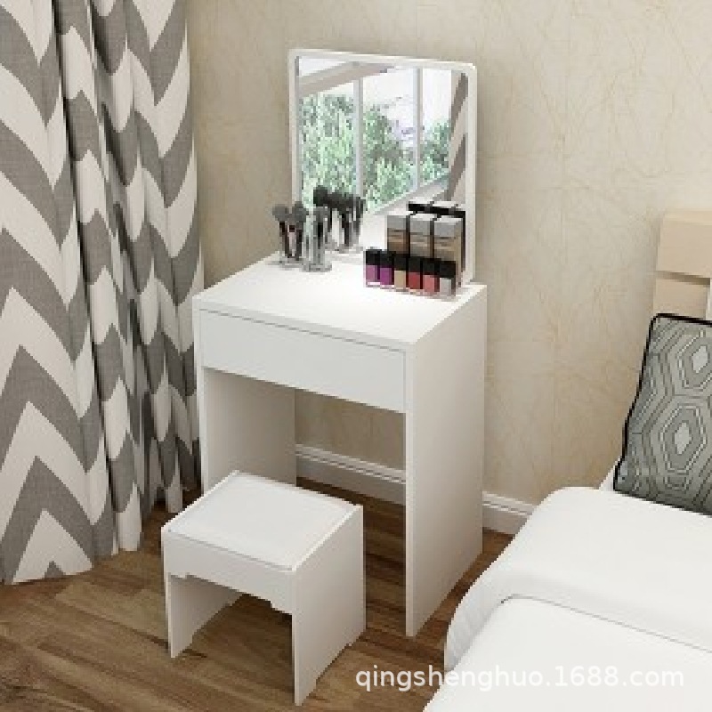 Nórdico moderno simple tocador Internet celebridad moda maquillaje Mesa pequeño apartamento blanco tocador horizontal muebles