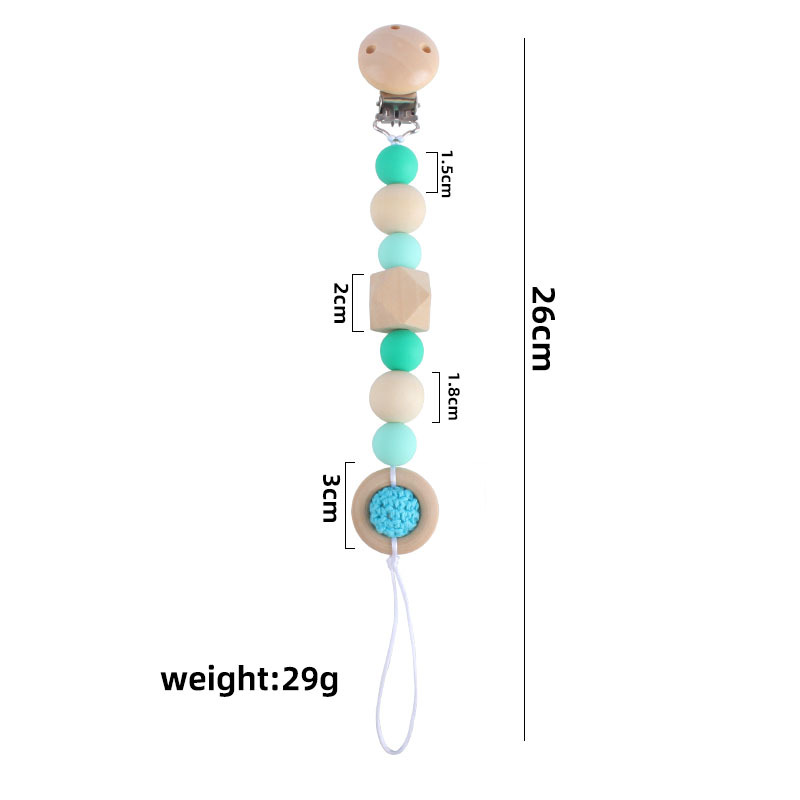 Suministros de bebé creativo planeta juguete Hemu chupete clip bebé calmante silicona molar chupete cadena anti-gota cadena