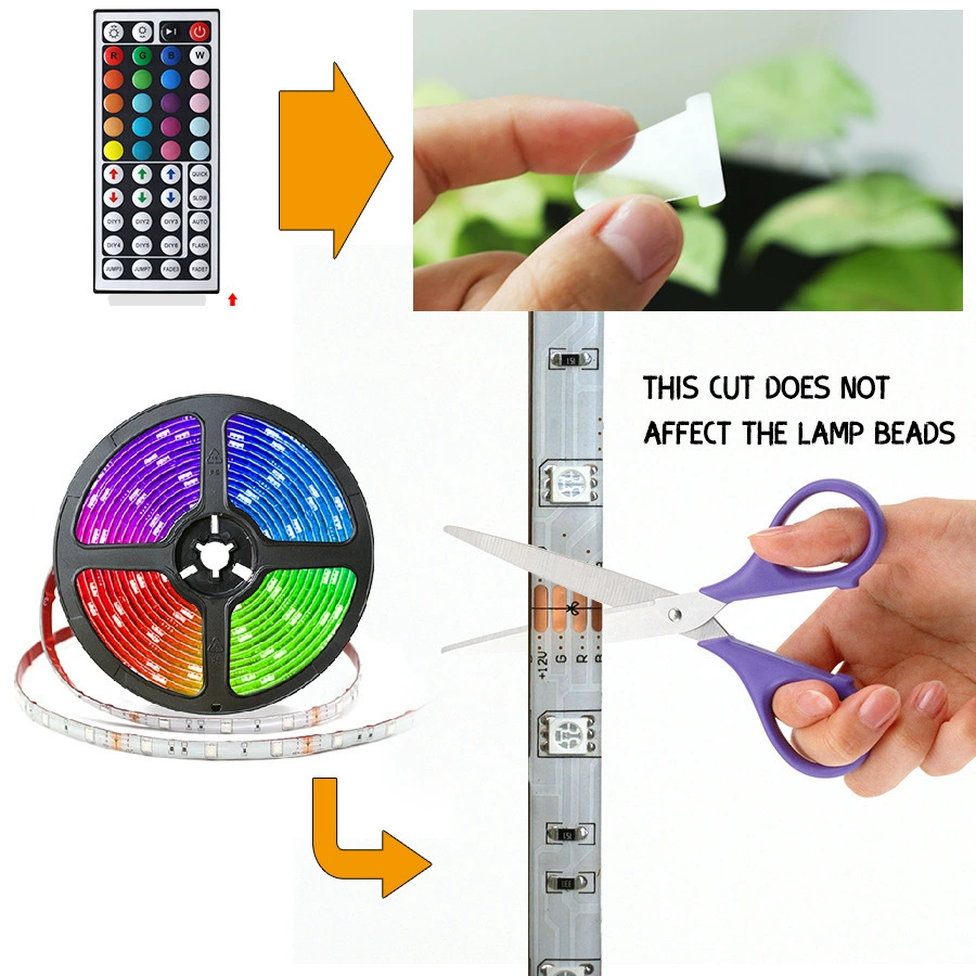 LED light strip, set, 12v, 2835 pieces