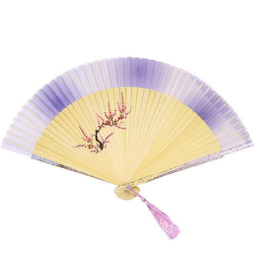 Chinese Fan Chinese Hanfu hand Fan Handmade Hanfu ancient folding fan bamboo painted national fan student dance fan