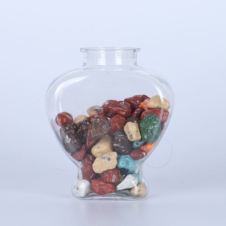 Fábrica al por mayor transparente de plástico para mascotas creativo DIY deseando botella de caramelo hecha a mano Arco Iris nebulosa estrella suerte botella vacía