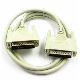 并口线LPT并口打印连接线 打印机数据线5米 25针对针打印共享线