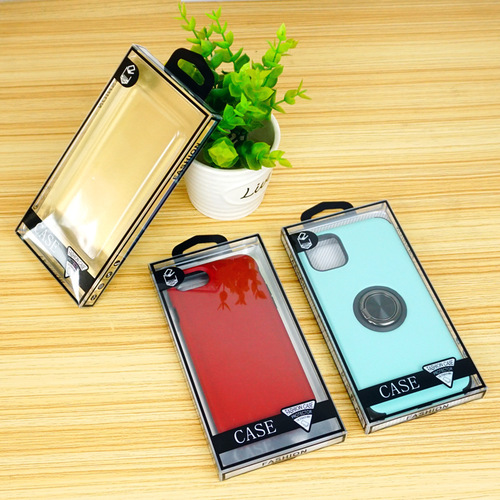 New transparent plastic box PVC mobile phone case packaging box Apple 13 mobile phone case packaging wholesale