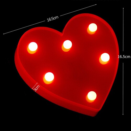 Ins internet celebrity led love lamp birthday confession proposal props DIY night light party decoration props