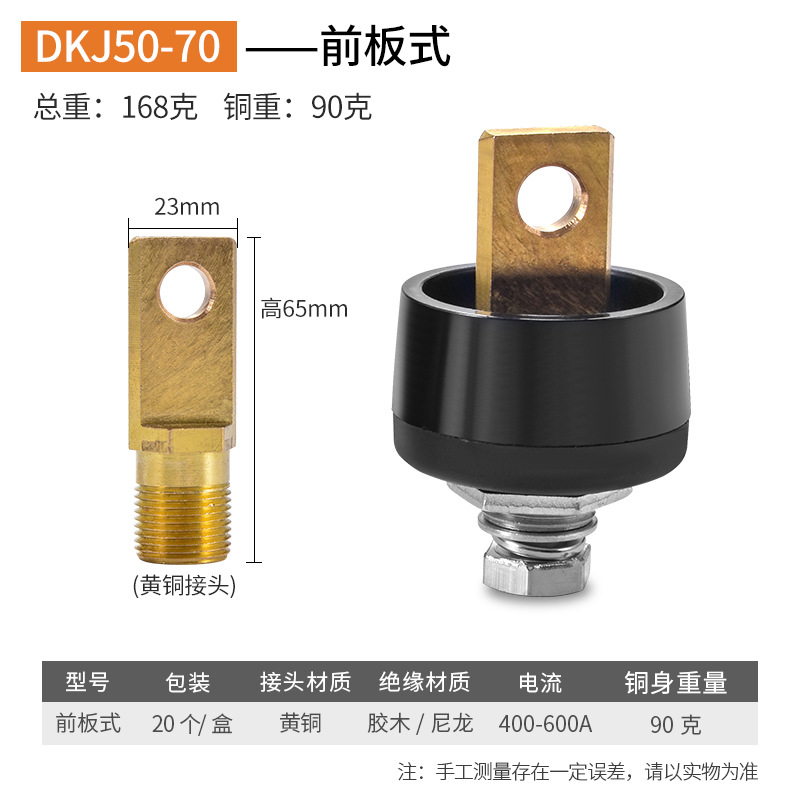 Front panel dkj50-70 20 pcs/box (black)