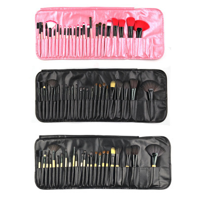 Stock 24pcs log black powder makeup brus...