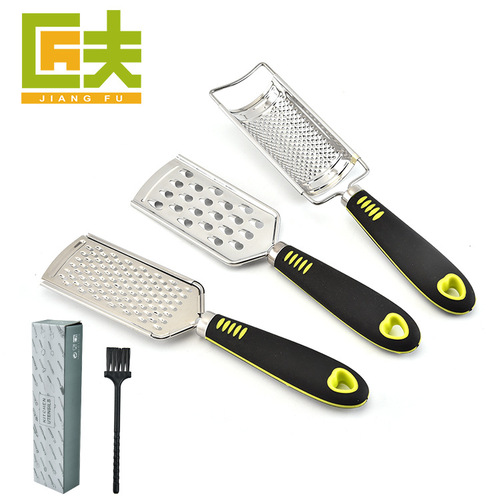 Manufacturer wholesale multifunctional melon grater three-piece set grater garlic grater radish kitchen gadgets