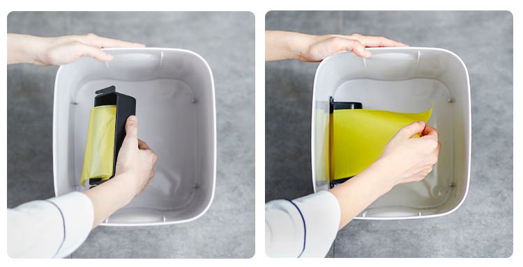 星宝智能垃圾桶自动感应式家用卧室厨房卫生间夹缝垃圾桶带盖批发详情17