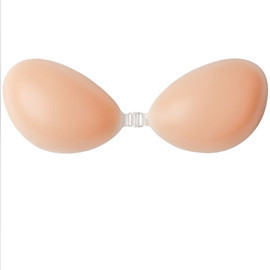 Direct Manufacturer Sales Invisible Breathable Silicone Waterproof Bra Pads, Thin Top, Thick Bottom Bra Without Straps, Silicone Nipple Pads