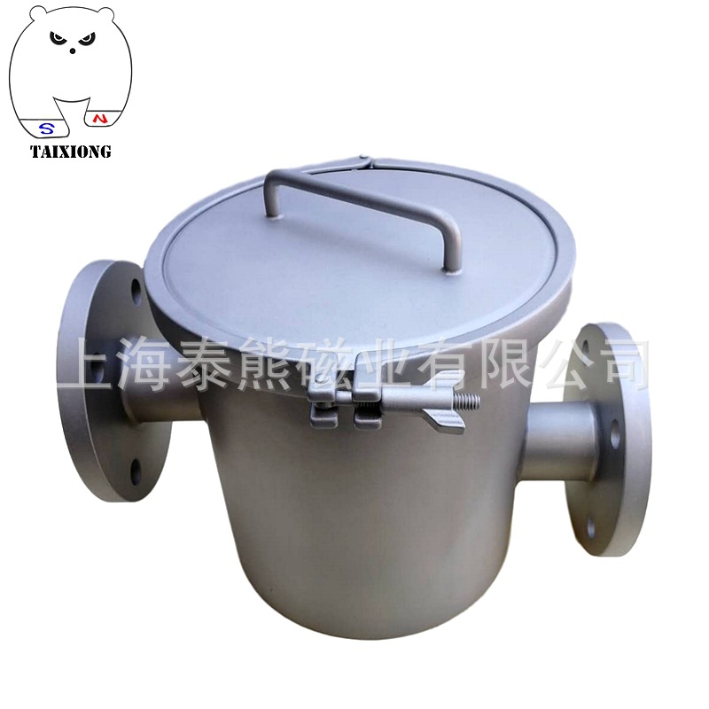 厂家供应永磁浆料除铁器 流体管道式除铁器 磁性过滤器