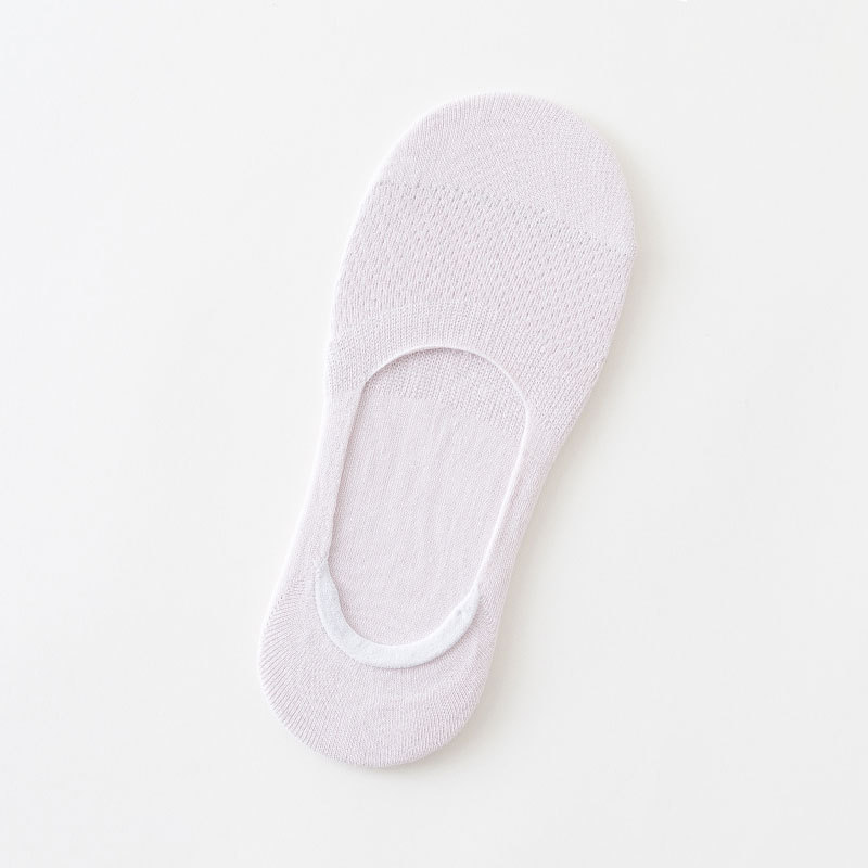 Calcetines de algodón de primavera y verano para mujer calcetines de tobillo de estilo japonés de corte bajo calcetines de algodón para mujer silicona invisible 200 agujas finas ins calcetines de moda