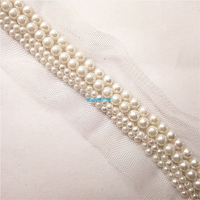 goods in stock Sew Pearl Barcode belt shoes Bag lace Jewelry parts Hair hoop Clothing clothing accessories