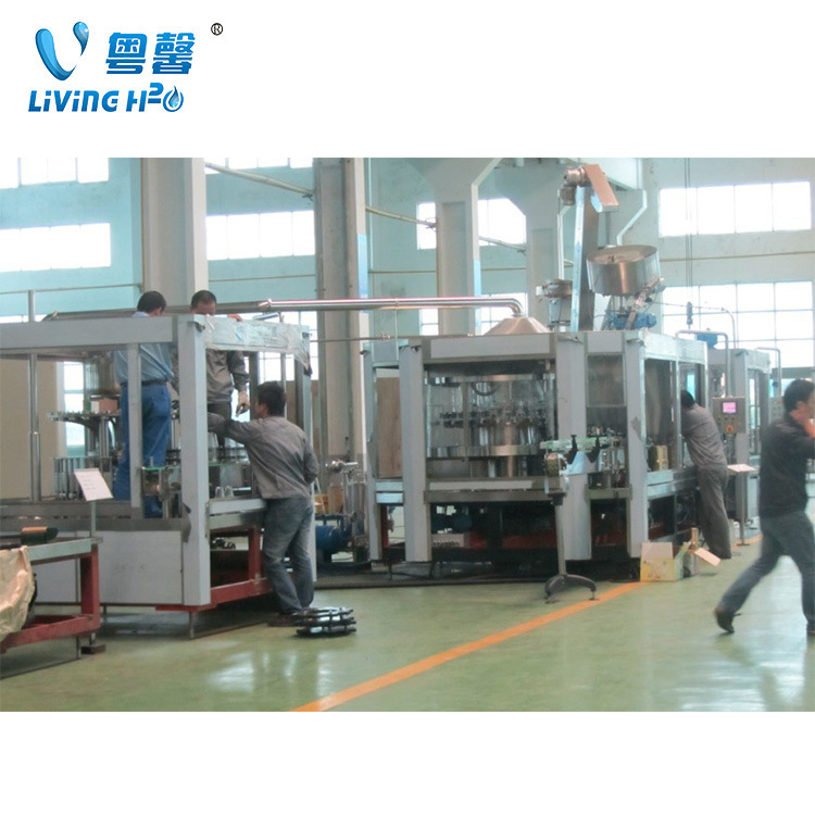 供应全套果汁/饮料生产线设备瓶装矿泉水包装机械设备液体灌装机