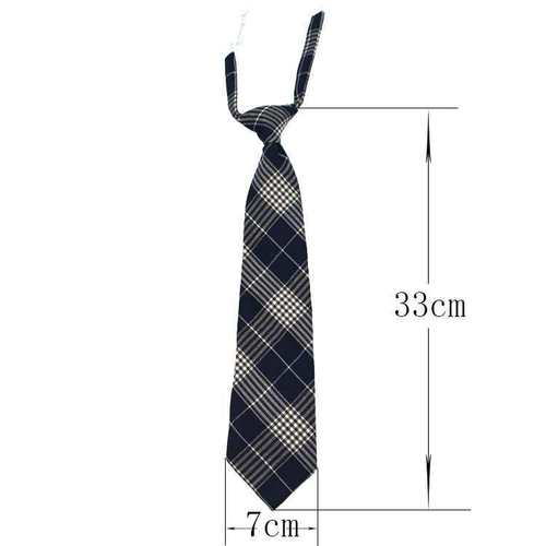 Tie School Uniform Uniform Sailor Uniform School Group Plaid JK Tie Manufacturer Wholesale Sample Incoming Material Customized Tie
