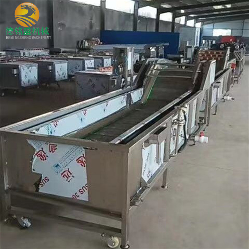 海产竹荚鱼气泡清洗机 鱼罐头前处理设备 带鱼段气泡清洗机