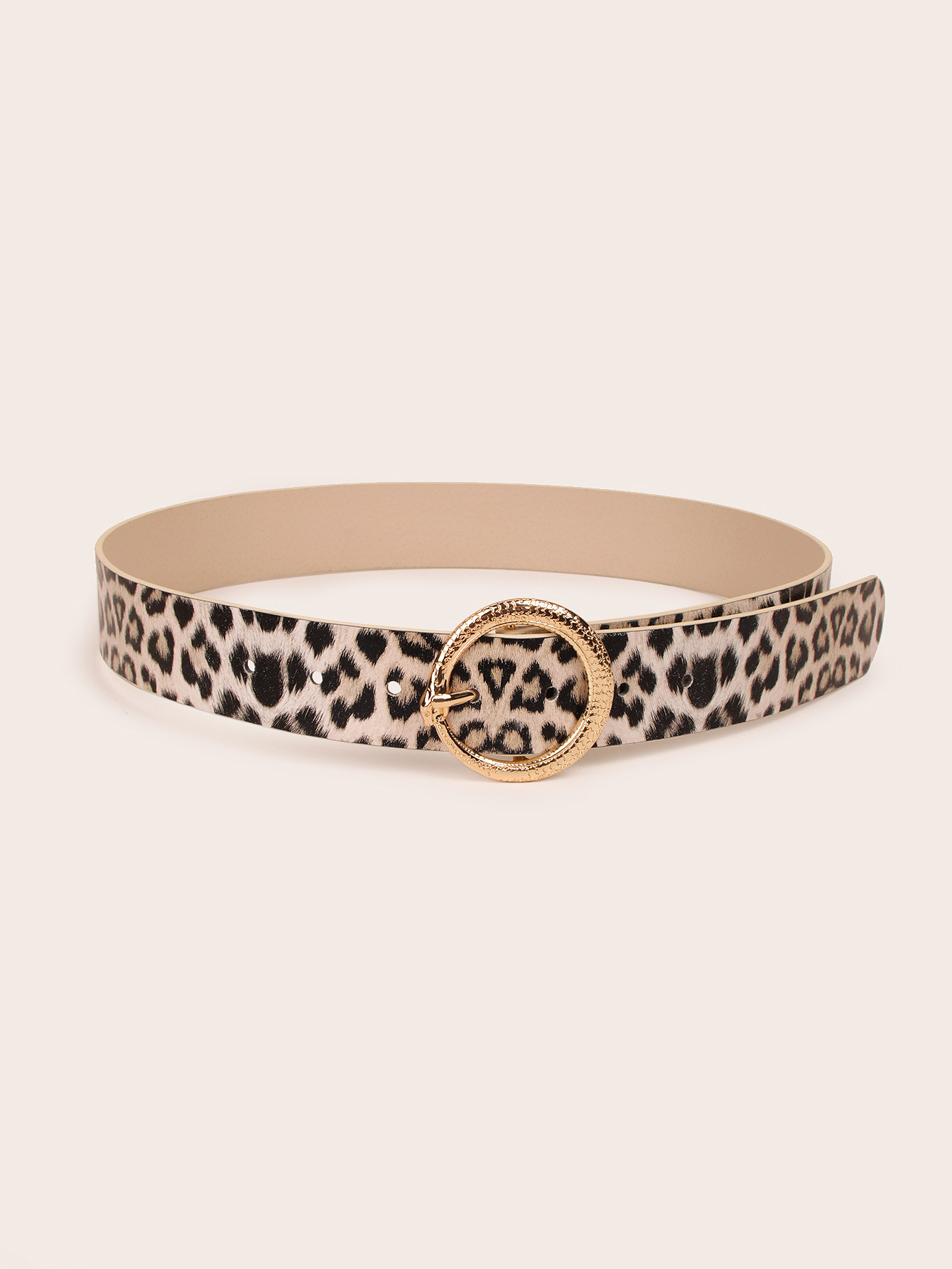 Simple Style Snakeskin Leopard Pu Leather Alloy Plating Women's Leather Belts 1 Piece display picture 2