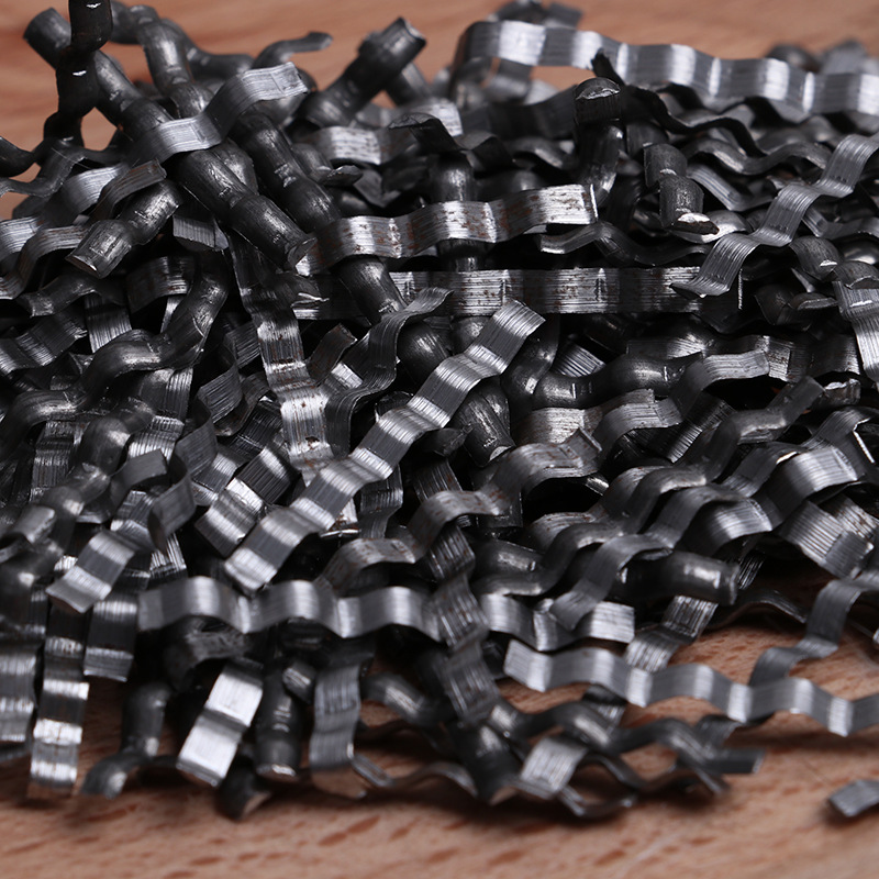 Manufacturers supply Steel fiber Engineering fiber High-strength Crack concrete Steel fiber Milling wavy