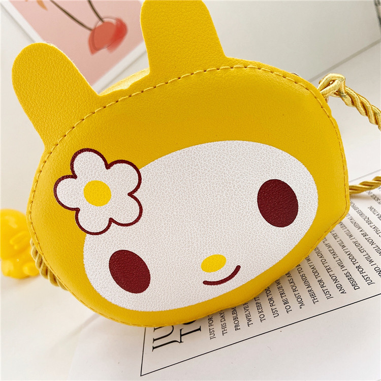 Kid's Small Pu Leather Cartoon Cute Cylindrical Zipper Crossbody Bag display picture 11
