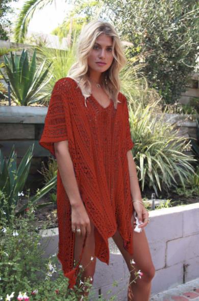 Loose Knitted Beach Dress NSSX66977