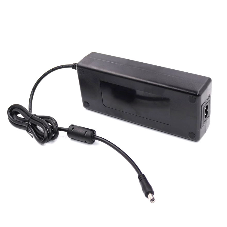 8-Shaped Tail Desktop 24V8A Power Adapter Korean Kc Msip Certified Standard Industrial Plastic Shell Power Supply