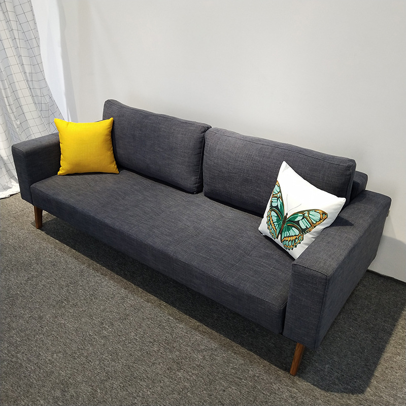 Apartamento del hotel simple sofá multifuncional, doble uso de operación simple, sofá cama de algodón desmontable y almacenable