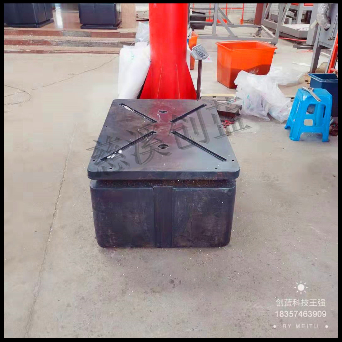 厂家供应水上工程pe浮箱1200*800*550 浮桥策划定制