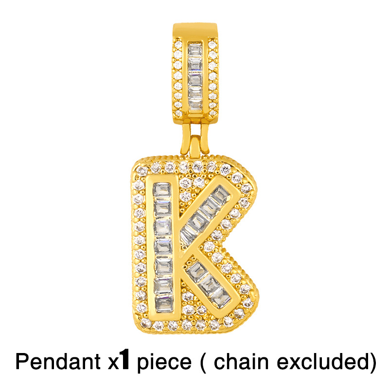 Hot Selling 26 English Letter Pendants Diy Necklace display picture 17
