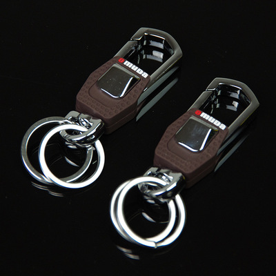 歐美達家用鑰匙扣車用鑰匙圈精品合金不鏽鋼男士腰挂個性高檔批發