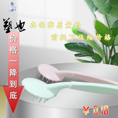 塑也廠家供應PP清潔球手柄 鋼絲球長手柄 鍋刷地攤貨源批發拿樣