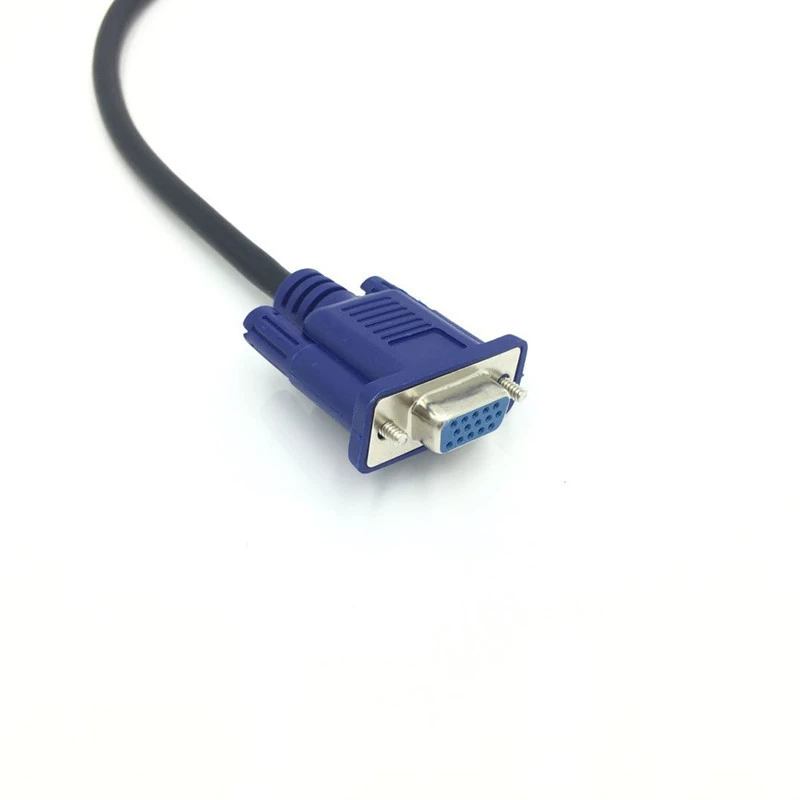 VGA кабель расширительный кабель из чистой меди 3+5 ультракороткий высокий чистый провод для компьютеров удлинительный кабель 30 см